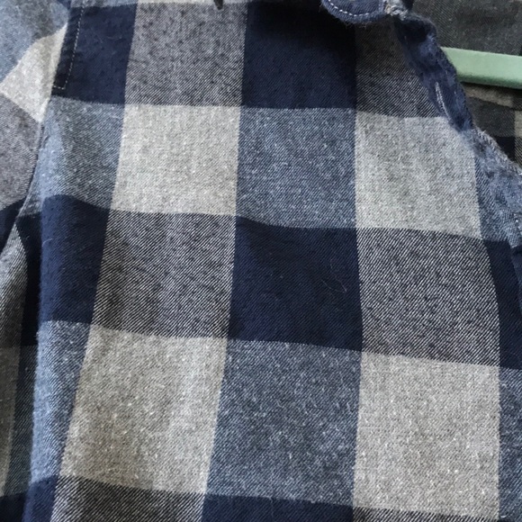 J. Crew perfect shirt in navy flannel small - Picture 3 of 6